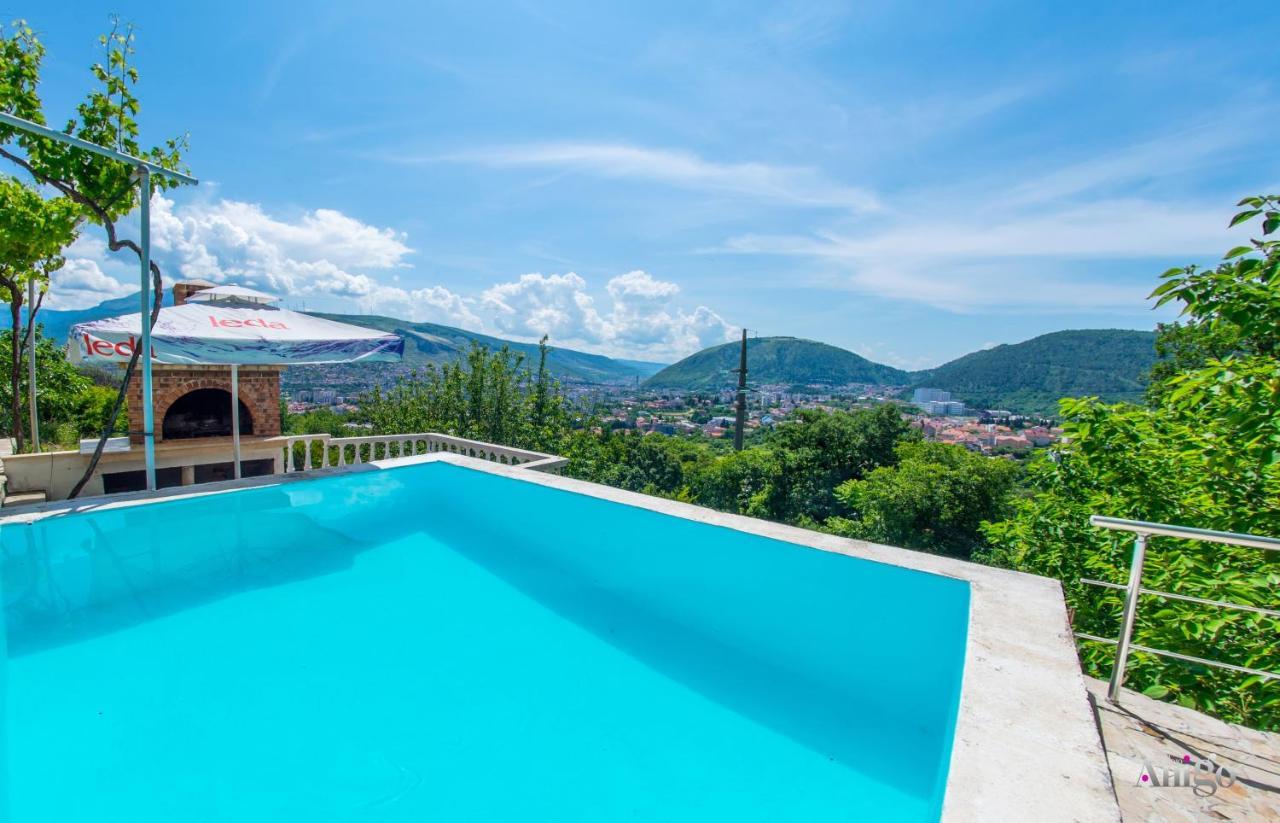 Perfect View Of Mostar - With Swimming Pool Esterno foto