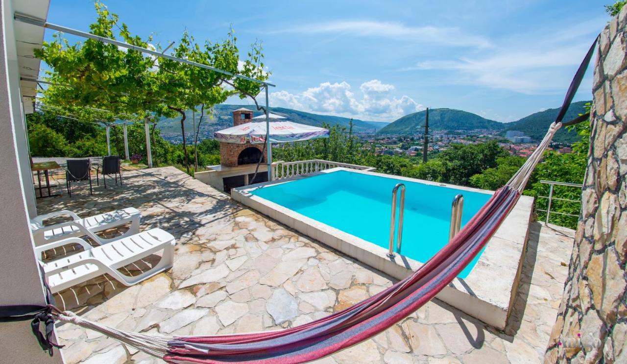 Perfect View Of Mostar - With Swimming Pool Esterno foto