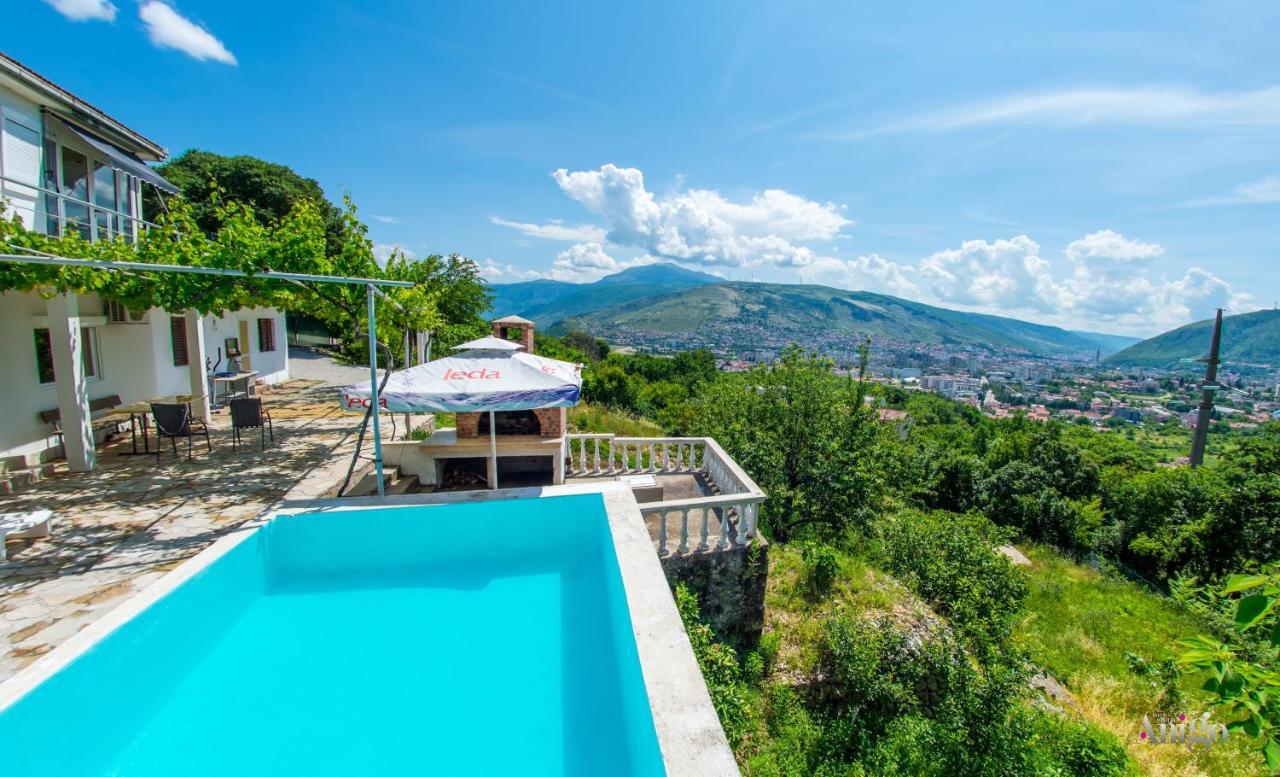 Perfect View Of Mostar - With Swimming Pool Esterno foto